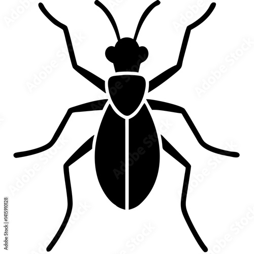 Creative Gnat Icon Vector Illustration