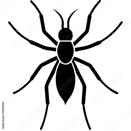 Creative Gnat Icon Vector Illustration