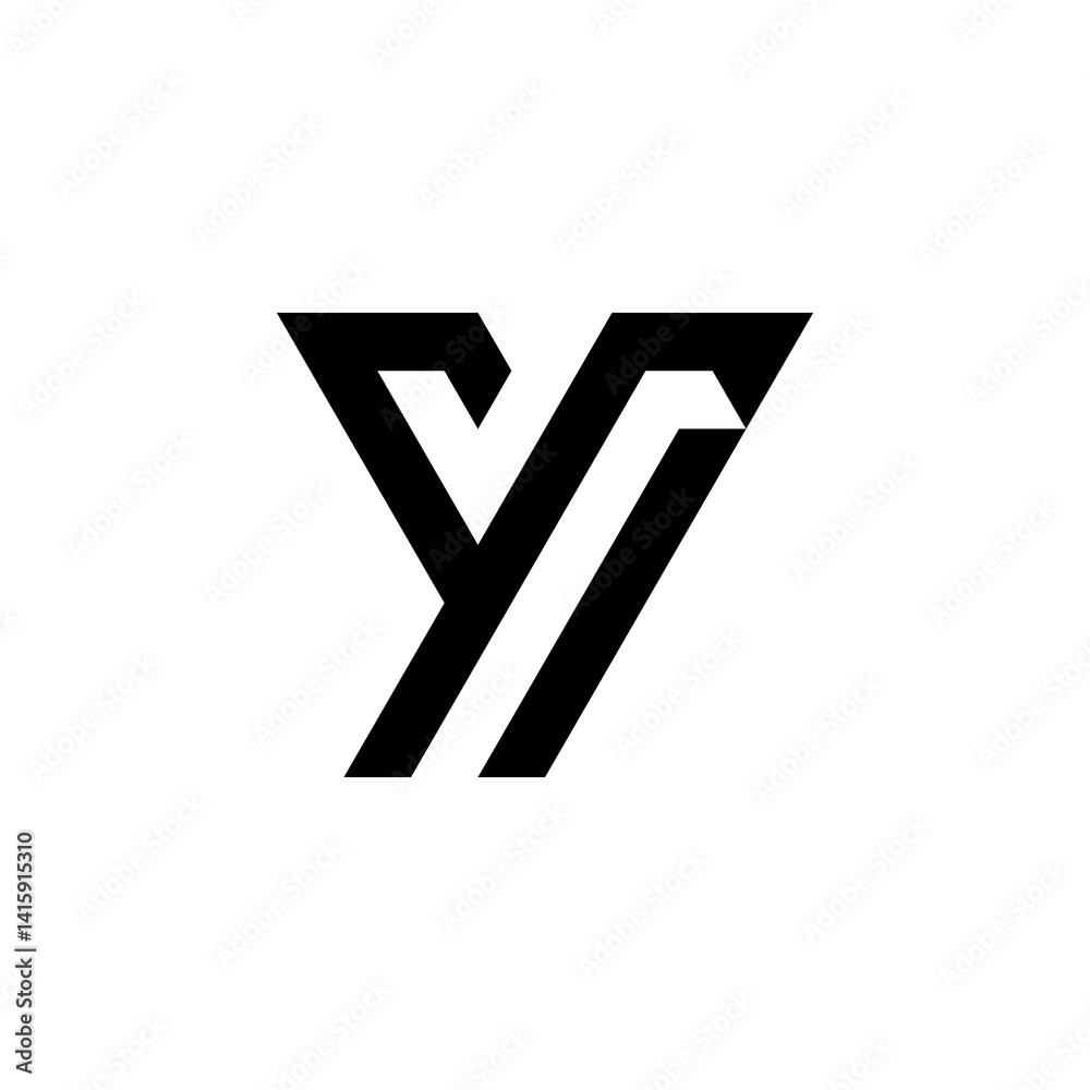 Fototapeta premium letter Y logo