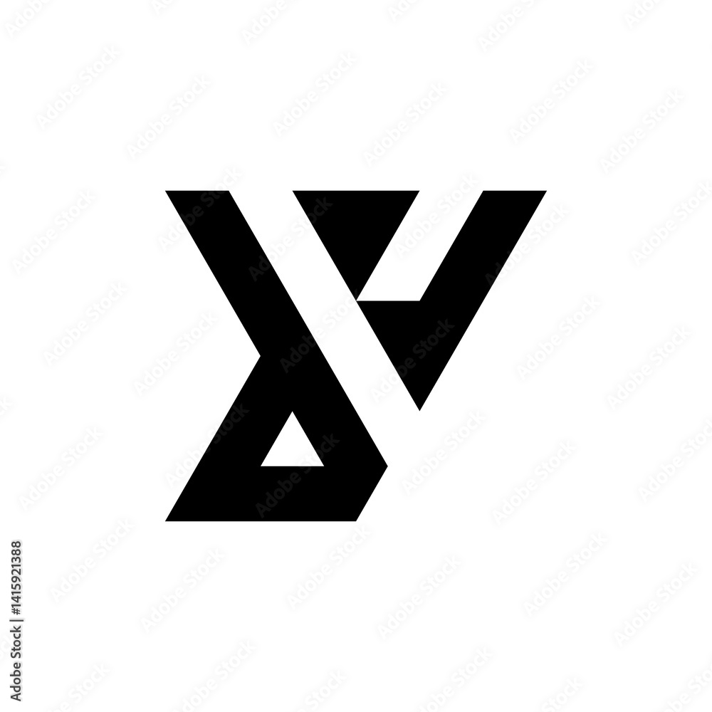 Fototapeta premium letter Y logo