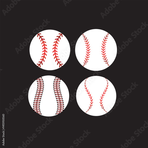 Different Baseball Seam Designs