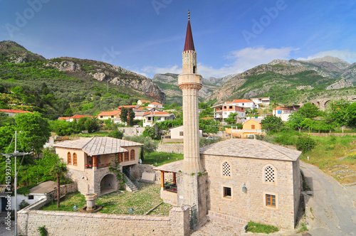 Omerbasha Mosque in Stari Bar town, Montenegro.