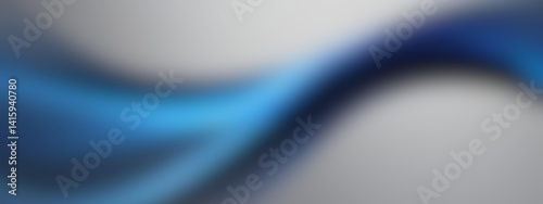 Modern Abstract Background with Elegant Blue Flowing Light Lines and Soft Glowing Effects, Perfect for High-Tech, Digital, and Creative Projects