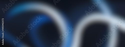 Modern Abstract Background with Elegant Blue Flowing Light Lines and Soft Glowing Effects, Perfect for High-Tech, Digital, and Creative Projects