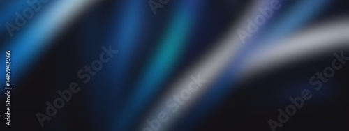 Modern Abstract Background with Elegant Blue Flowing Light Lines and Soft Glowing Effects, Perfect for High-Tech, Digital, and Creative Projects