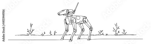 mechanical pet technology vector