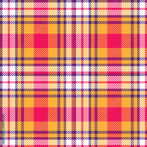 Pale indigo Tartan patterns fabric texture. Traditional Iridescent butterscotch Seamless Tartan