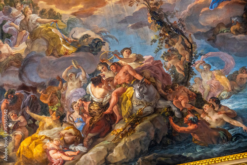  paintings inside the royal palace of Madrid photo