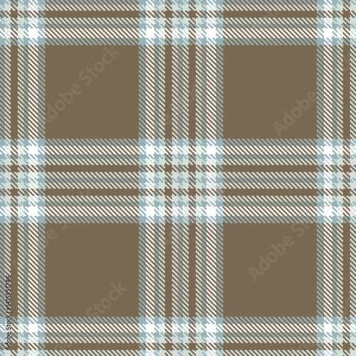 Dusty cool grey Seamless Tartan with Fire light grey accents Fabric Design