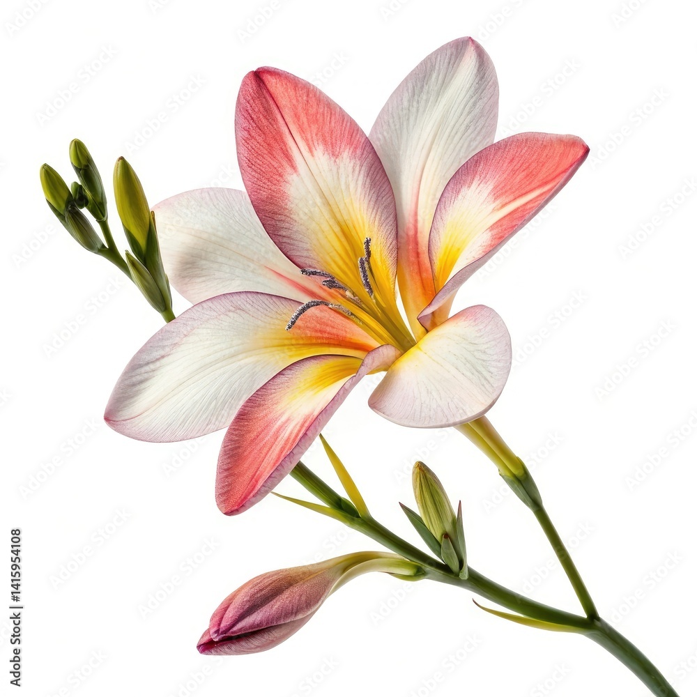 Obraz premium orange lily isolated on white