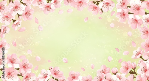 Wallpaper Mural Soft Floral Background with Gentle Pink Petals
 Torontodigital.ca