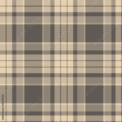 Fire light peach and Deep gunmetal Seamless Tartan Fabric Design