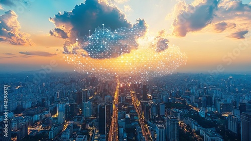 Wallpaper Mural Data centers and cloud storage: the backbone of modern business and the internet.
  Torontodigital.ca