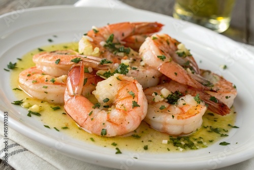 Garlic butter shrimp