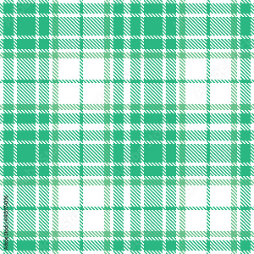 Iridescent white and Neon greenblue Seamless Tartan Fabric Design photo