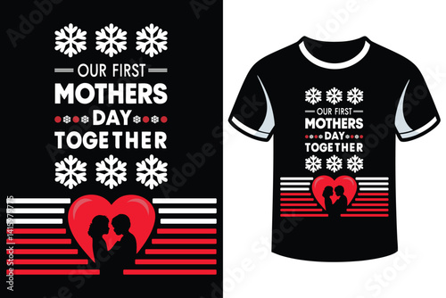 Mothers day t-shirt design for mother lover Hand drawn typography