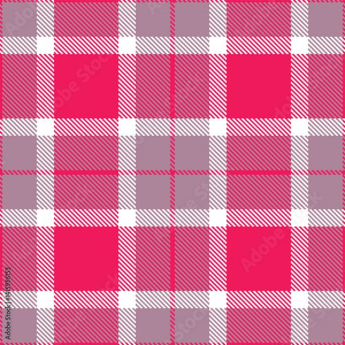 Dusty pink red and Dark dusty lavender Seamless Tartan Fabric Design
