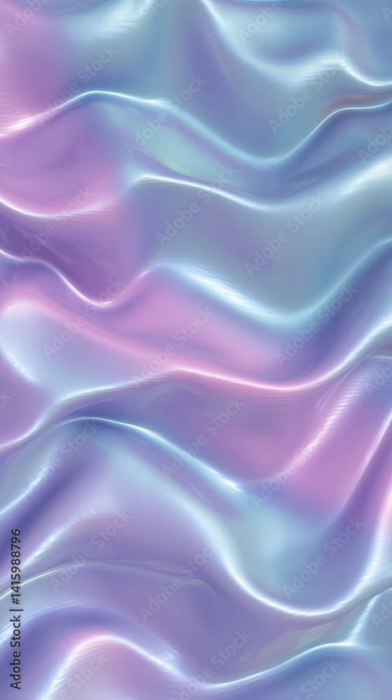 Obraz premium Colorful abstract background with flowing waves in shades of blue and purple, creating a dreamy and soft texture, ideal for artistic designs and backgrounds, abstract art concept