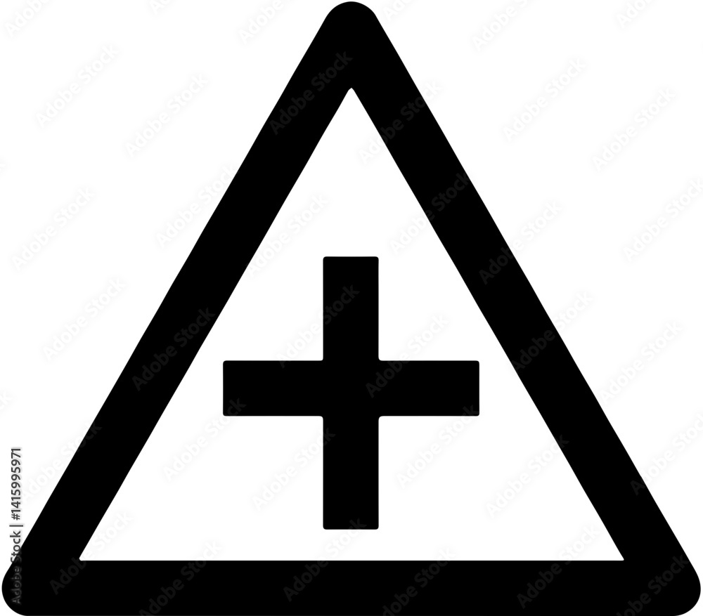 Fototapeta premium Crossroads Traffic Sign