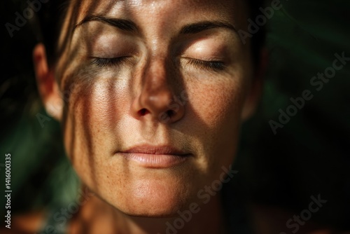 Sunlight casts intricate pa...