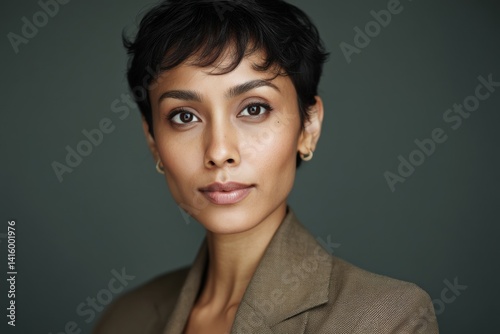 Professional woman with sho...