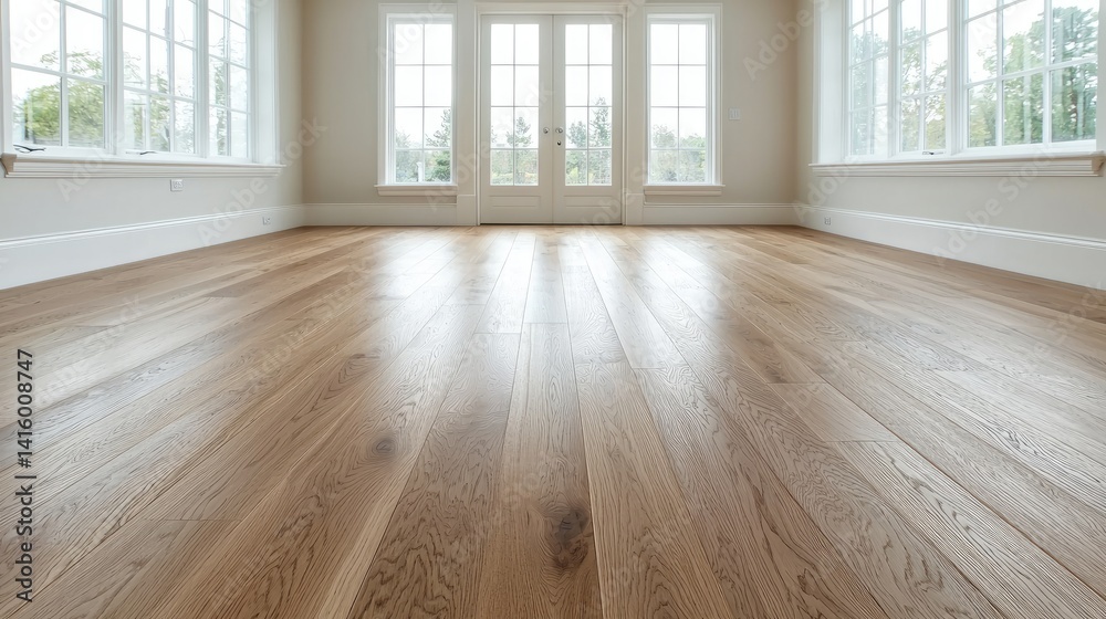 custom made wallpaper toronto digitalBright minimalist interior room design with polished floor and large windows