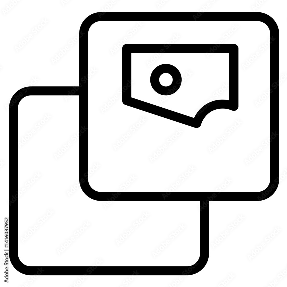 Album Gallery Image Line Icon Album Gallery Image Line Icon