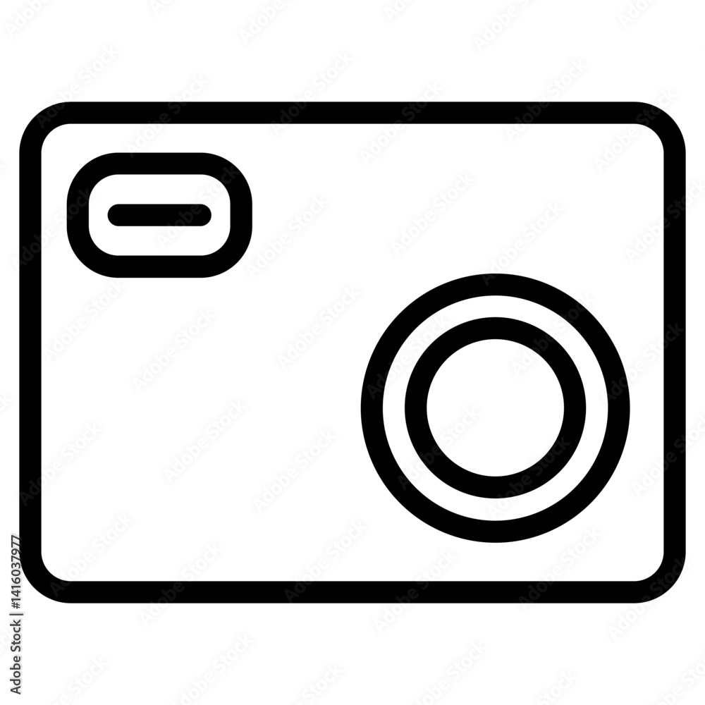 App Camera Image Line Icon