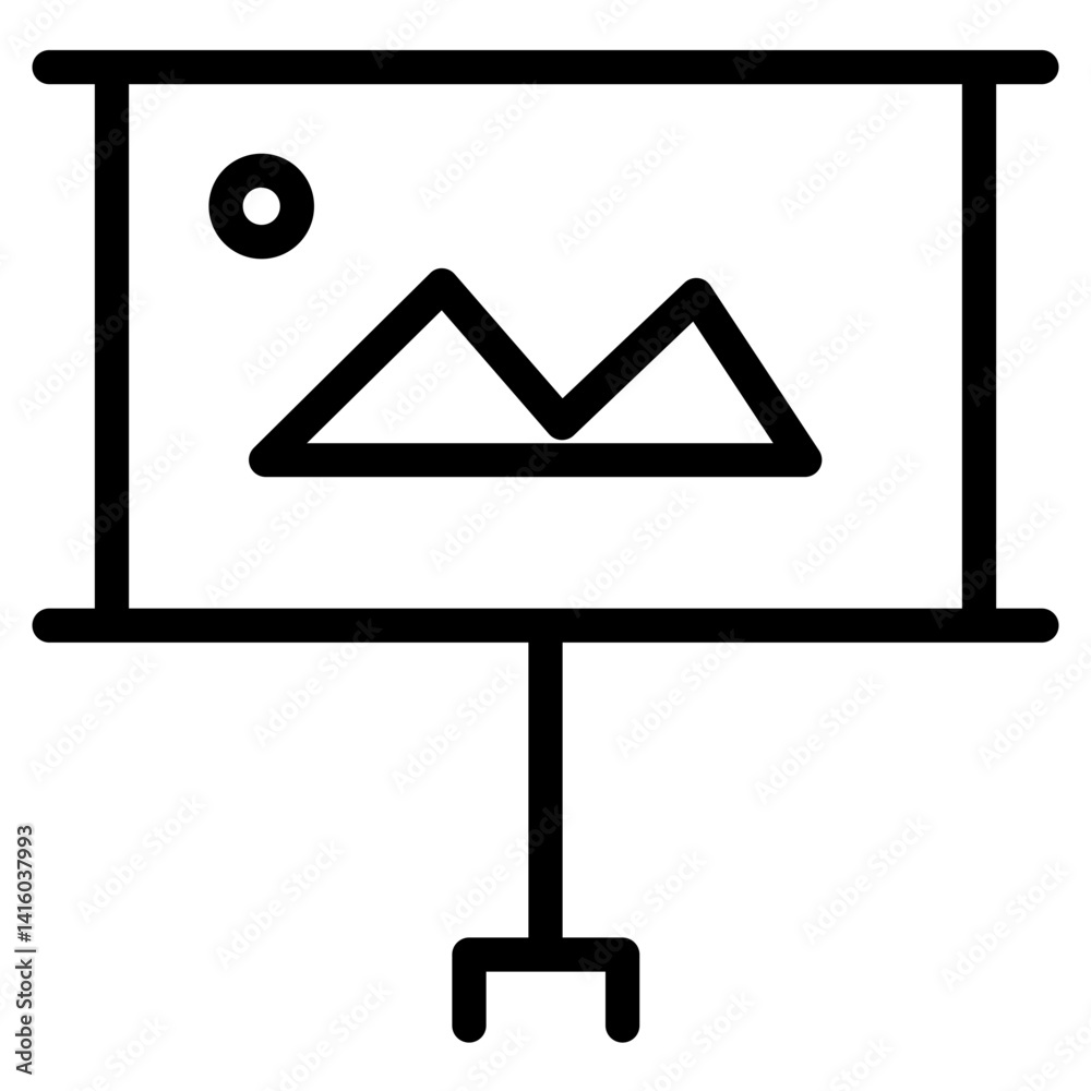 App Image Picture Line Icon App Image Picture Line Icon