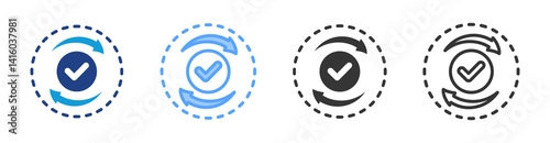 Consistent Blue Icon