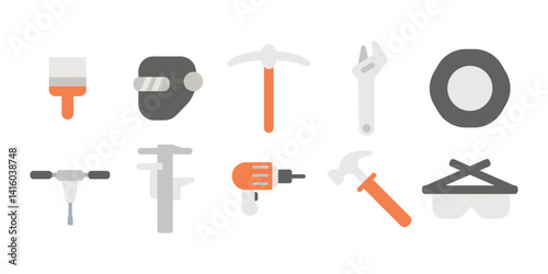 Construction Worker Tool Set