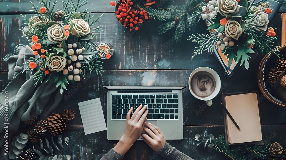 An eye on current trends and seasonal demands to tailor, Generative AI illustrations.