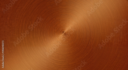 Spiral Pattern in Warm Copper Tones  