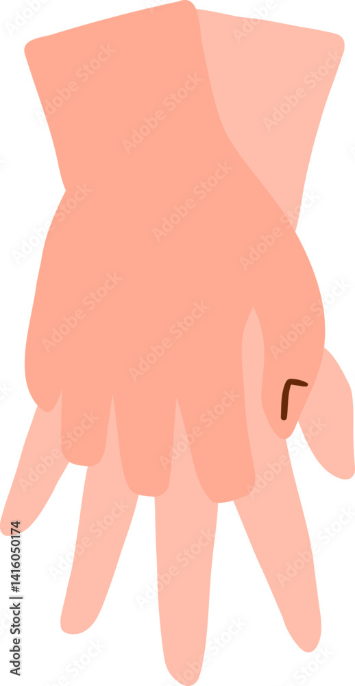 Obraz premium Lovers Intertwining Fingers