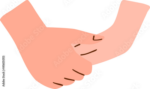 Couple’s Tender Hand Hold