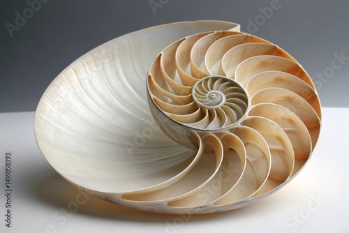 spiral nautilus shell