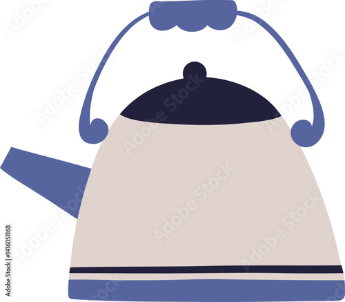 Camping Kettle Illustration
