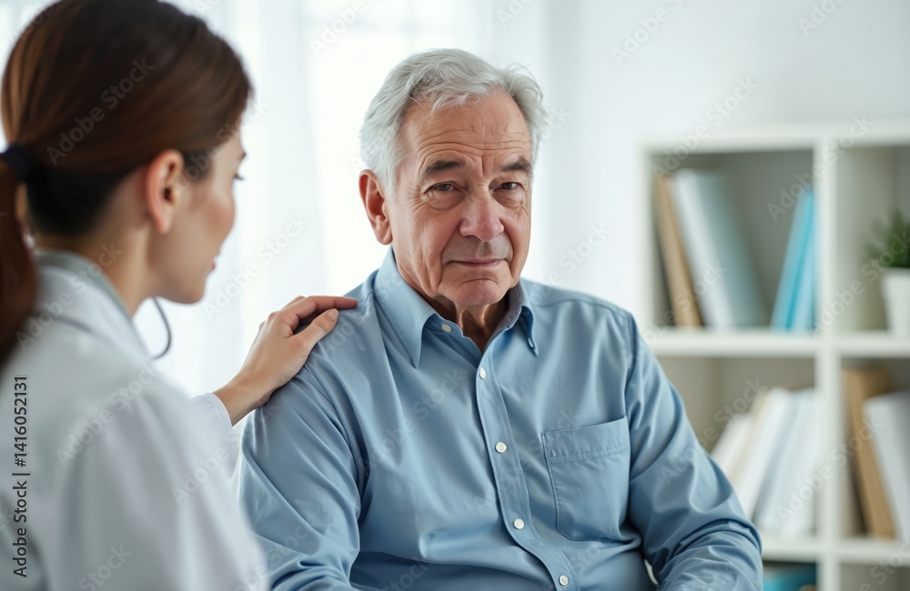 Young female psychologist consults senior man during therapy session in office. Pro medical support, mental health care, well-being, healthcare, medicine. Patient needs help from pro therapist, Young female psychologist consults senior man during therapy session in office. Pro medical support, mental health care, well-being, healthcare, medicine. Patient needs help from pro therapist,