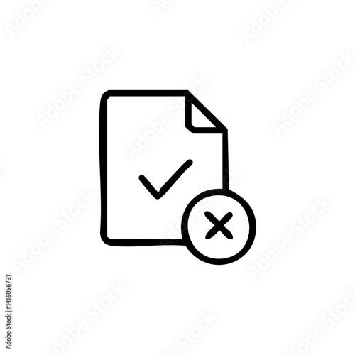 vector illustration of elements with document symbols