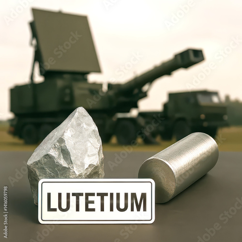 Rare Earth Element, Lutetium Metal and Rock critical mineral from China for military defense systems