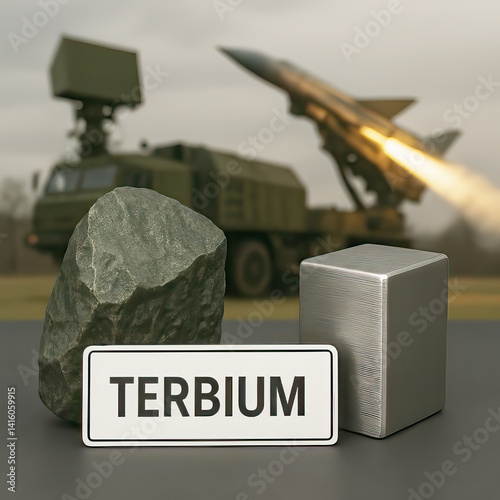 Rare Earth Element Terbium critical mineral for Precision Missile Guidance and Military Applications