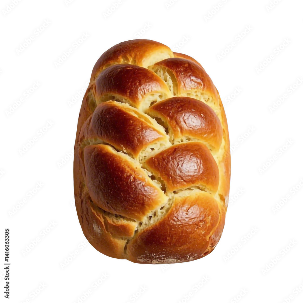 A long loaf of bread on a white or transparent background. A long loaf of bread on a white or transparent background.