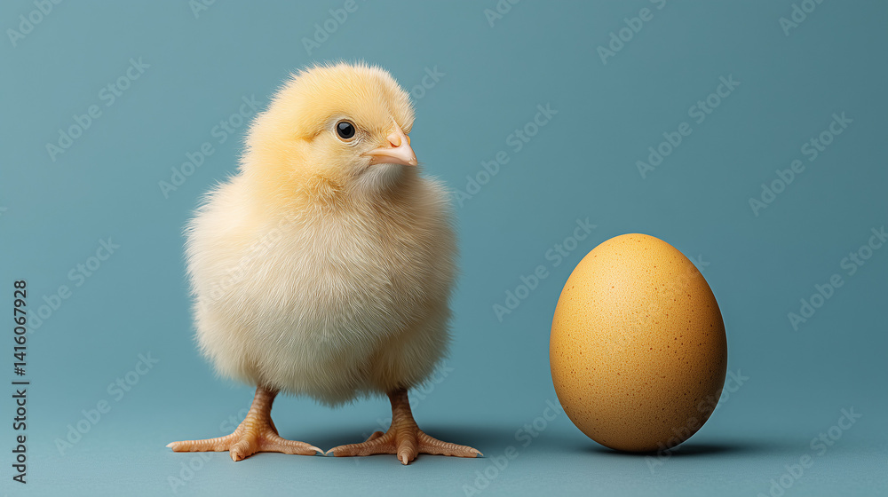 Cute fluffy chicks with Easter eggs on colorful backgrounds
Cute fluffy chicks with Easter eggs on colorful backgrounds