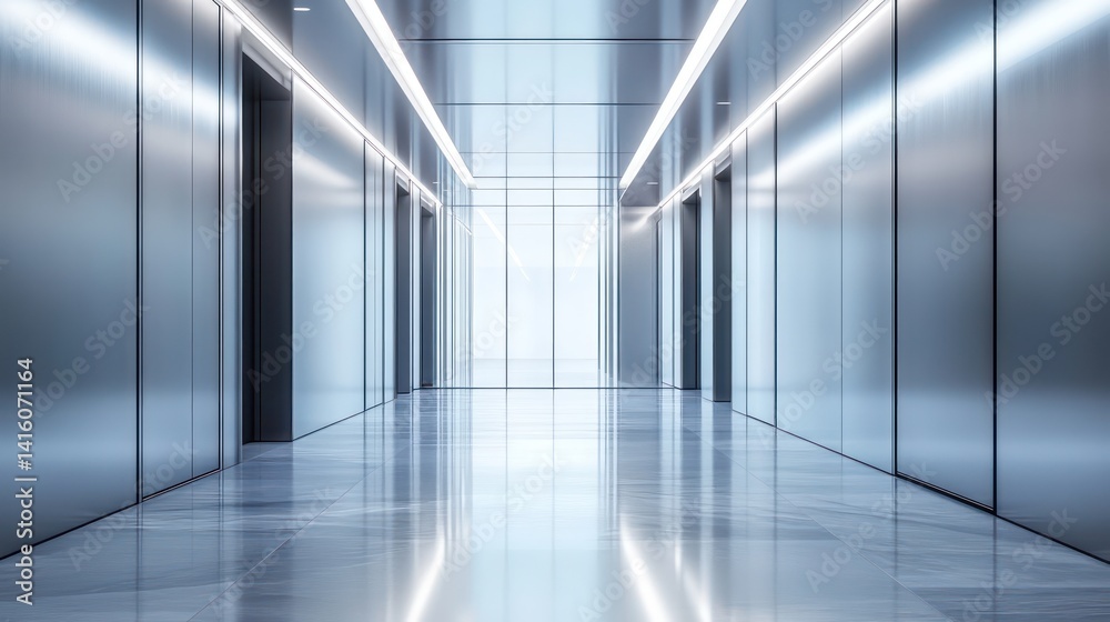 Fototapeta premium Modern elevator lobby design