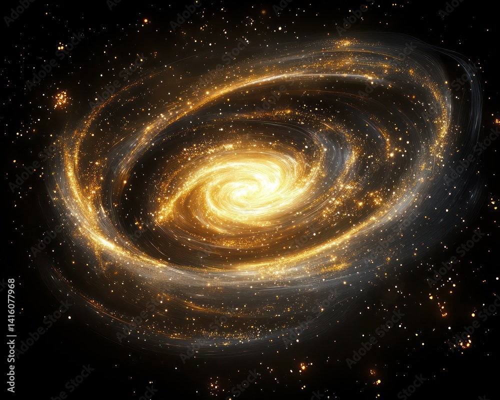 Obraz premium Spiral galaxy image