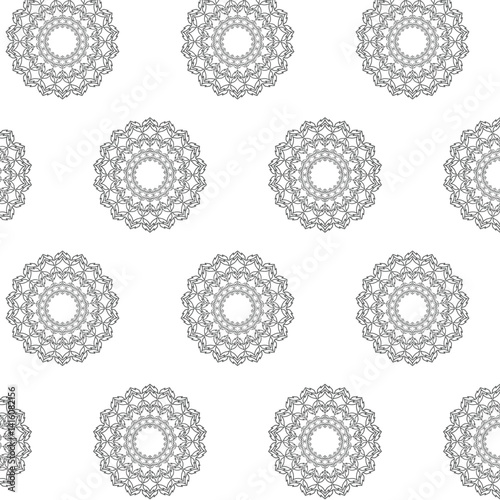 Seamless geometric pattern in authentic Arabian style. Islamic Geometric Design Patterns