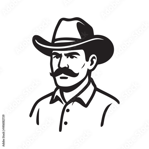 cowboy with hat
