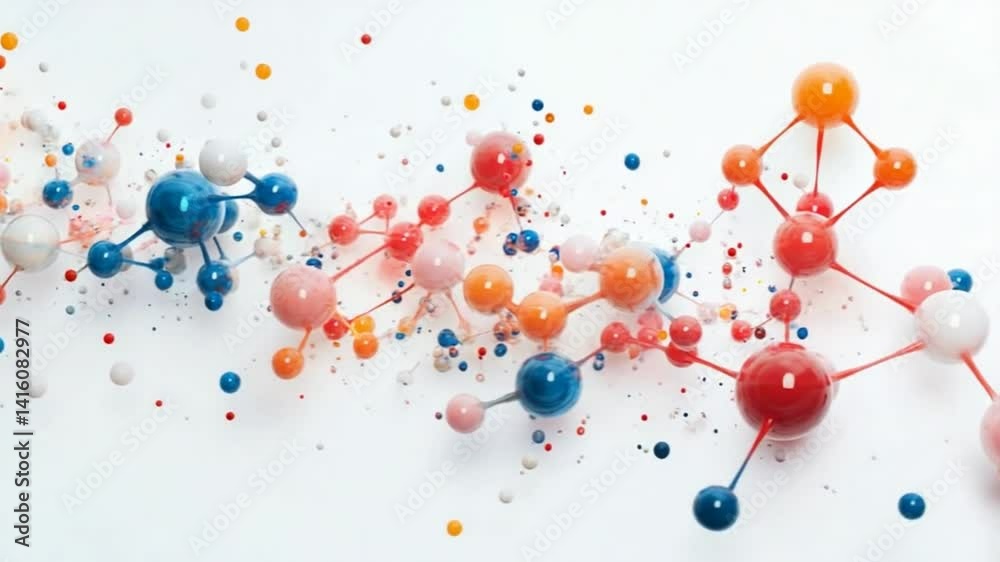 Abstract Molecular Structure: A vibrant visualization of interconnectedness and scientific exploration. Abstract Molecular Structure: A vibrant visualization of interconnectedness and scientific exploration.