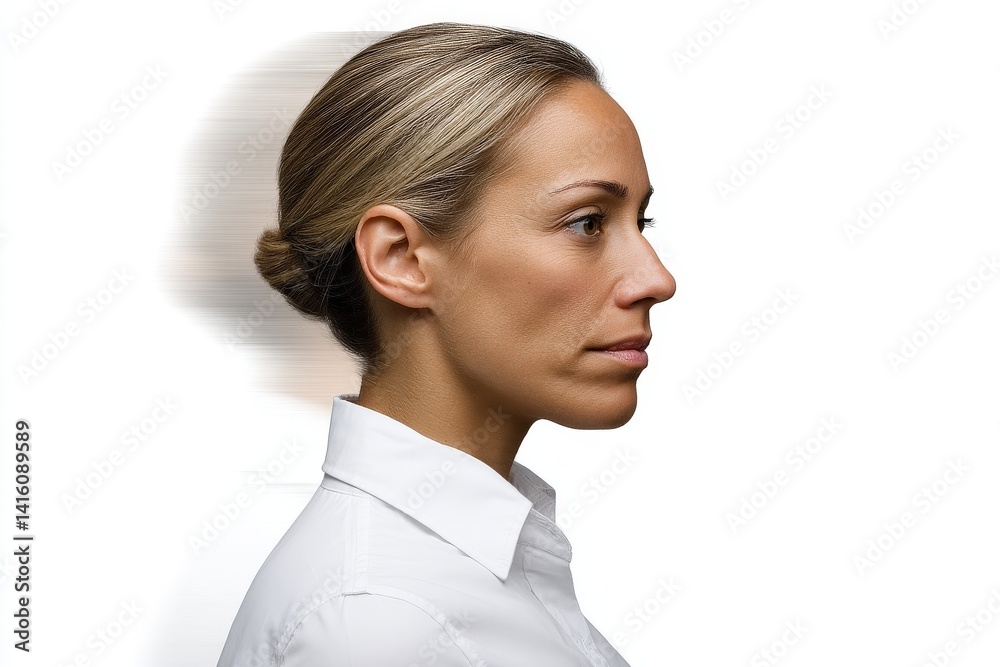 Woman in white athletic dress mid stride running forward on isolated clean white background strong expression of momentum drive and strength captured in dynamic pose and outfit Woman in white athletic dress mid stride running forward on isolated clean white background strong expression of momentum drive and strength captured in dynamic pose and outfit