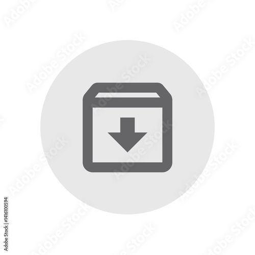 Free Download Archive Outlined Icon - GFXLoad